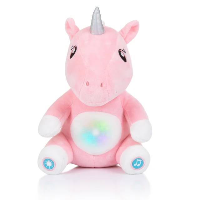 Plush toy with music and lamp Unicorn