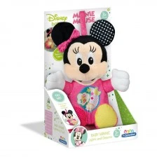CLEMENTONI BABY Minnie Mouse plush toy with sound and light