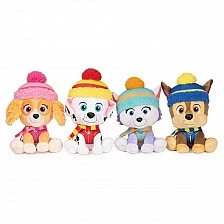 Paw Patrol Plush puppy with hat and scarf 15 cm.