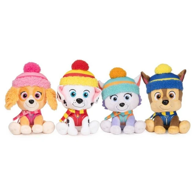 Paw Patrol Plush puppy with hat and scarf 15 cm.