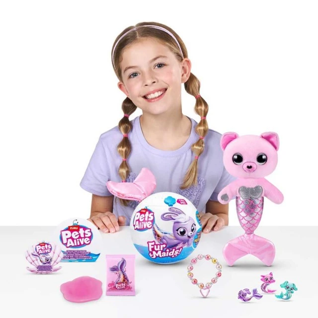 Plush animal Mermaid surprise FURMAIDS Pets Alive