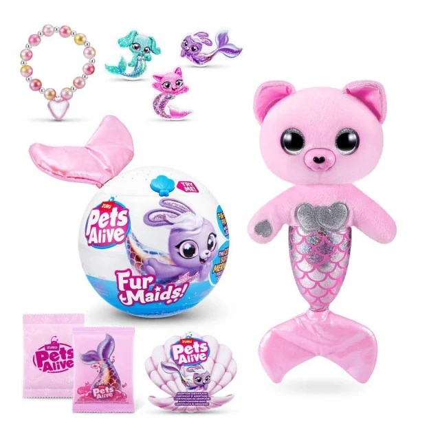 Plush animal Mermaid surprise FURMAIDS Pets Alive
