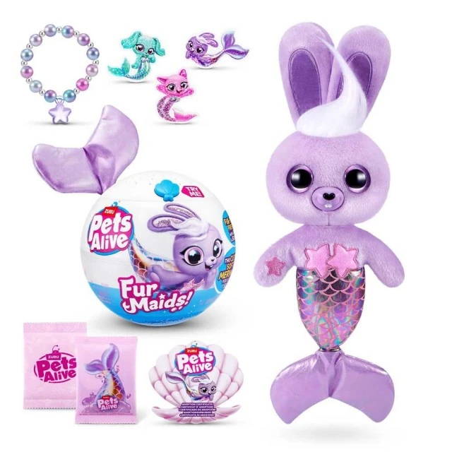 Plush animal Mermaid surprise FURMAIDS Pets Alive