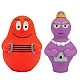 GP BARBAPAPA Two Barbapapa figures