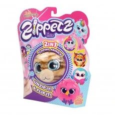 ZIPPETZ plush surprise animal 2-in-1