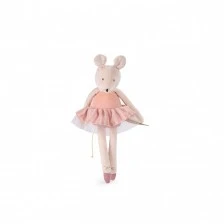 Pink mouse soft toy