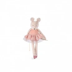 Pink mouse soft toy