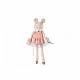 Pink mouse soft toy