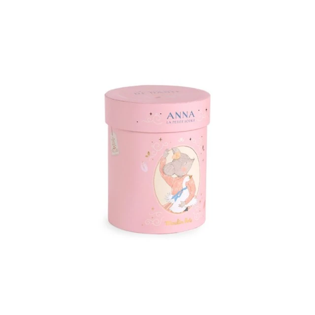 Soft toy mouse Anna in a box