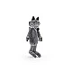 Soft toy wolf