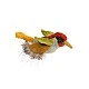 Soft cuddly toy woodpecker