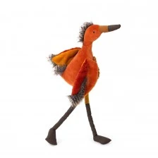 Soft cuddly toy heron