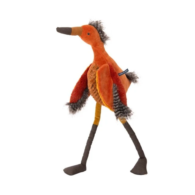 Soft cuddly toy heron