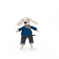 Soft toy dog Pilu in a gift box