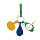 Soft toy with hanging activities