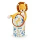 Soft toy lion cub in a box