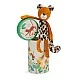 Soft leopard toy in a box