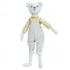 Linen toy Bear boy 30 cm.