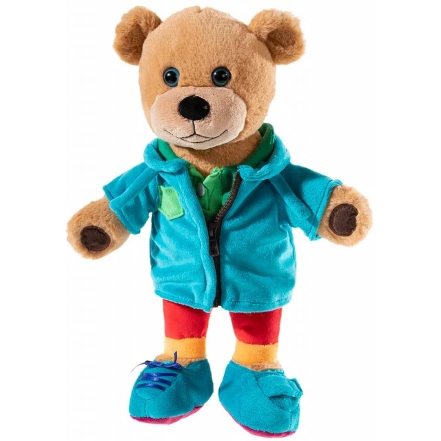 Teddy bear with clothes Teach me 30 cm.