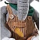 Elephant with overalls 35 cm. The Merry Band series