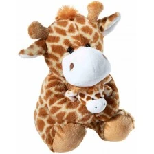 Giraffe with baby 25 cm.