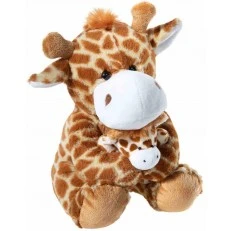 Giraffe with baby 25 cm.