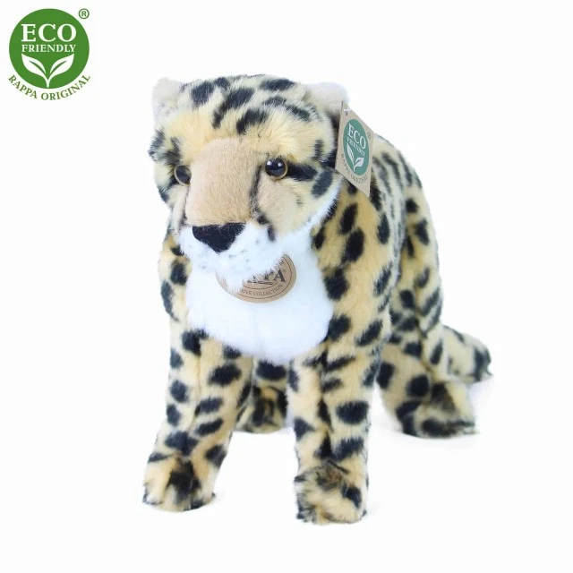Cheetah plush standing 30 cm.