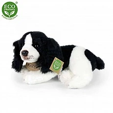 Plush Lying down dog Cocker Spaniel 24 cm.