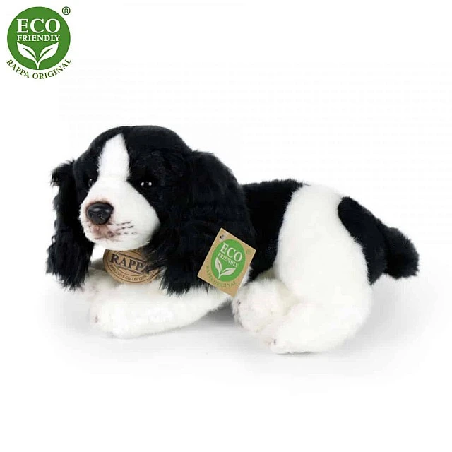 Plush Lying down dog Cocker Spaniel 24 cm.