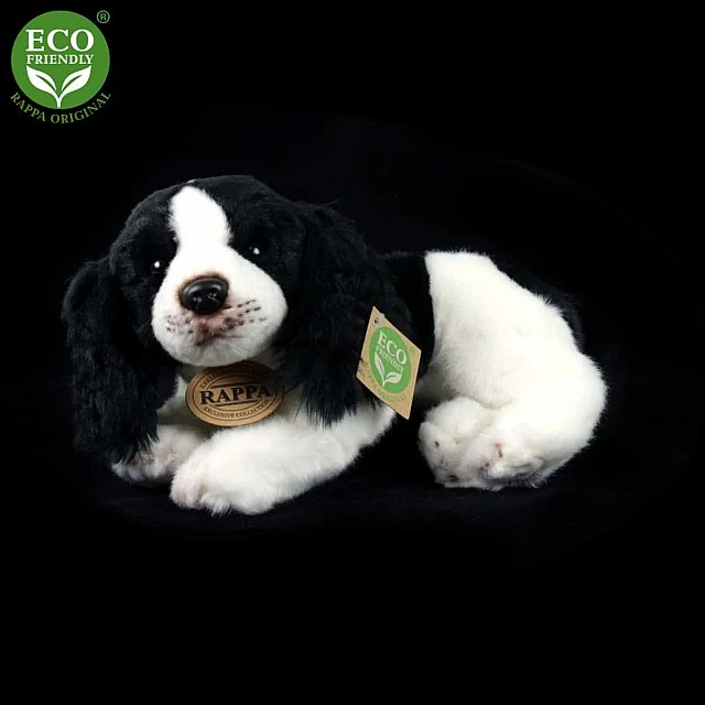 Plush Lying down dog Cocker Spaniel 24 cm.