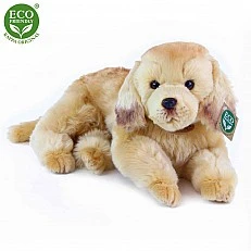 Plush lying dog Golden Retriever 32 cm