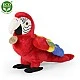 Plush Parrot Red Macaw 24 cm.
