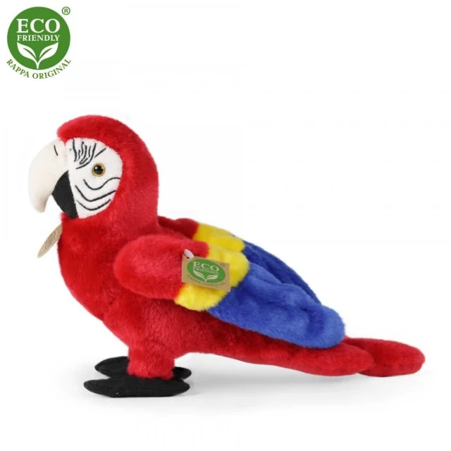 Plush Parrot Red Macaw 24 cm.
