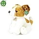 Plush Dog Jack Russell Terrier sitting 30 cm.