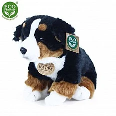 Bernese Mountain Dog plush sitting 25 cm.