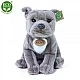 Stuffed Starfordshire bull terrier dog gray 30 cm.