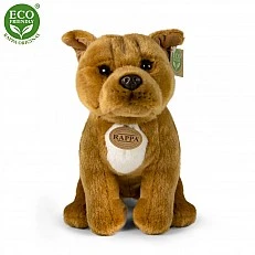 Plush Dog Starfordshire Bull Terrier brown 30 cm.