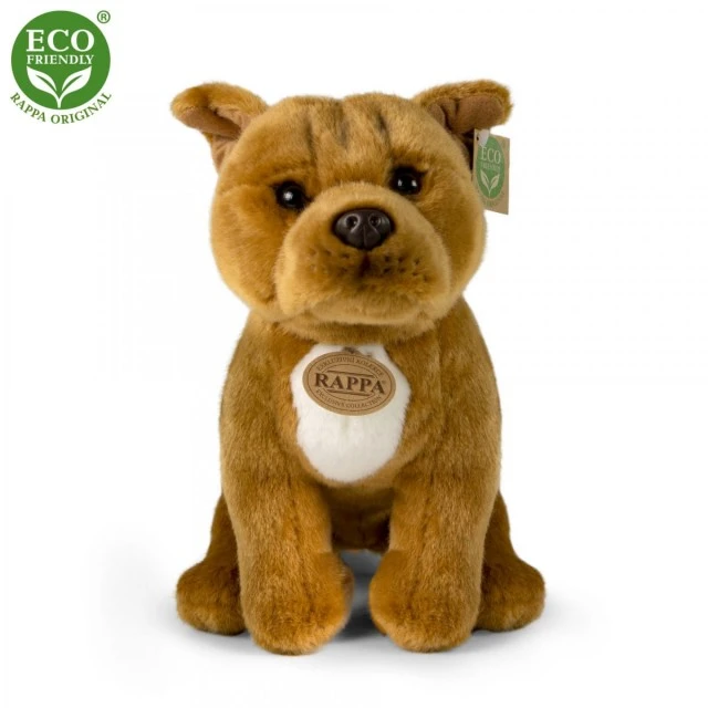 Plush Dog Starfordshire Bull Terrier brown 30 cm.