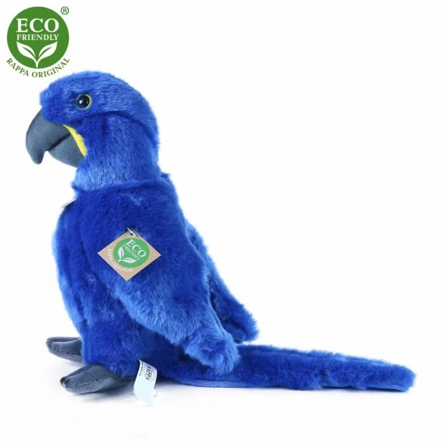 Plush Parrot Blue Macaw 25 cm.