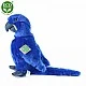 Plush Parrot Blue Macaw 25 cm.