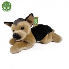 Plush lying German Shepherd 30 cm.