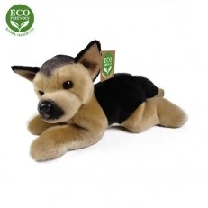 Plush lying German Shepherd 30 cm.