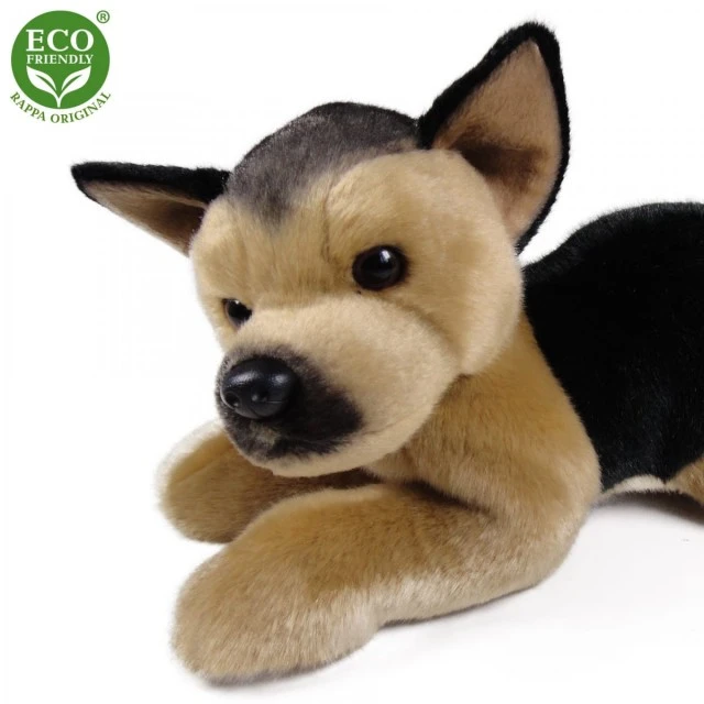 Plush lying German Shepherd 30 cm.