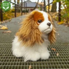 Plush Dog Kint Charles Spaniel sitting 25 cm.