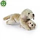 Plush Labrador dog 30 cm with baby 15 cm.
