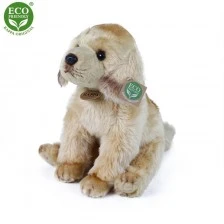 Plush sitting Labrador dog 27 cm.