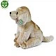 Plush sitting Labrador dog 27 cm.