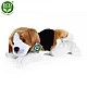 Plush dog Beagle lying down 30 cm.