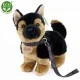 Plush Dog German Shepherd with a leash standing 23 cm.