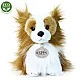 Plush Dog Papiyom sitting 18 cm.